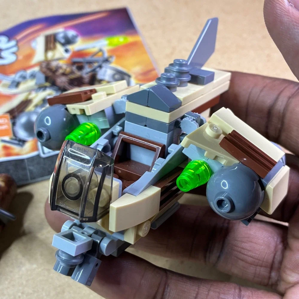 LEGO Star Wars 75129 Wookiee Gunship Microfighter Complete w/ Manual & Chewbacca